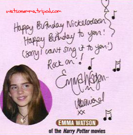 Emma's handwriting.